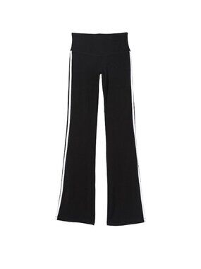 Lezat Ella Flare Stripe Leggings Black S